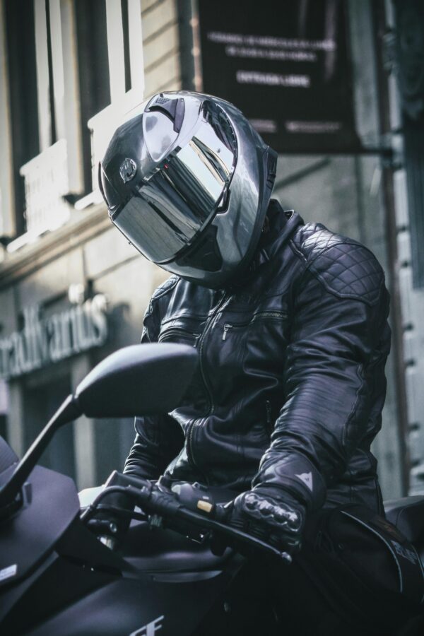 Motorbike leather jackets Men
